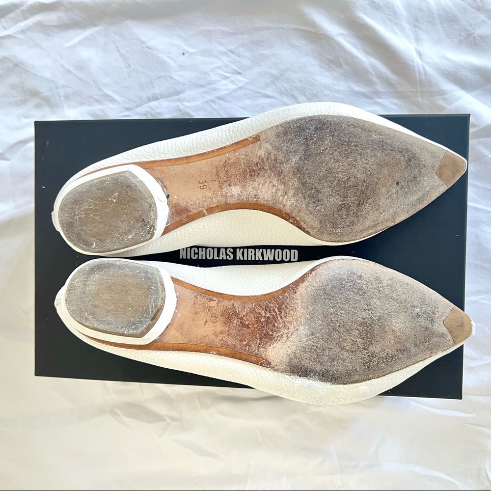 Nicholas Kirkwood White Beya Shoes — US 8.5 / IT 39 - Picture 5 of 16